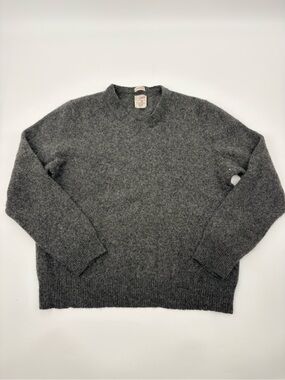 Article 365 Classic Men's cashmere Charcoal Crewneck Sweater